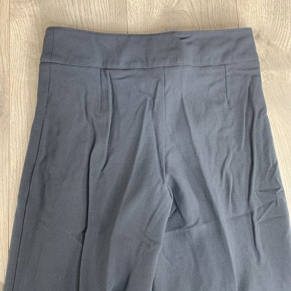 Giorgio Armani Collezioni Pants Womens 6  Black Flat Front Double Button & Zip - Picture 5 of 8